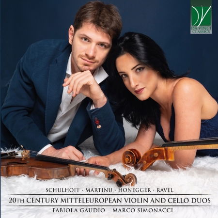 20th Century Mitteleuropean Violin And Cello Duos - Gaudio, Fabiola / Marco Simonacci - Musikk - DA VINCI CLASSICS - 0746160913094 - 26. november 2021