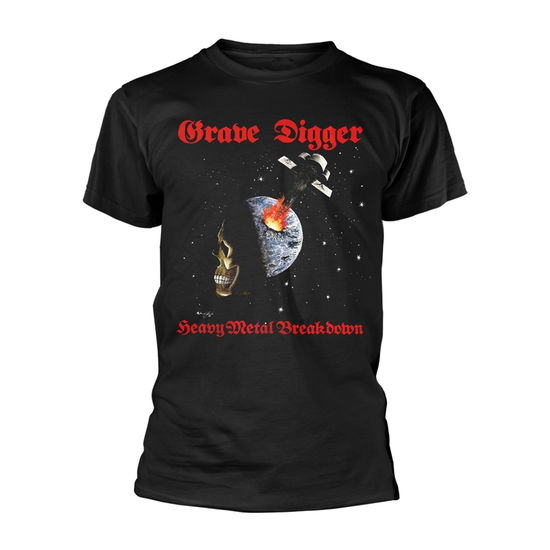 Cover for Grave Digger · T/S Heavy Metal Breakdown (T-shirt) [size L] [Black edition] (2024)