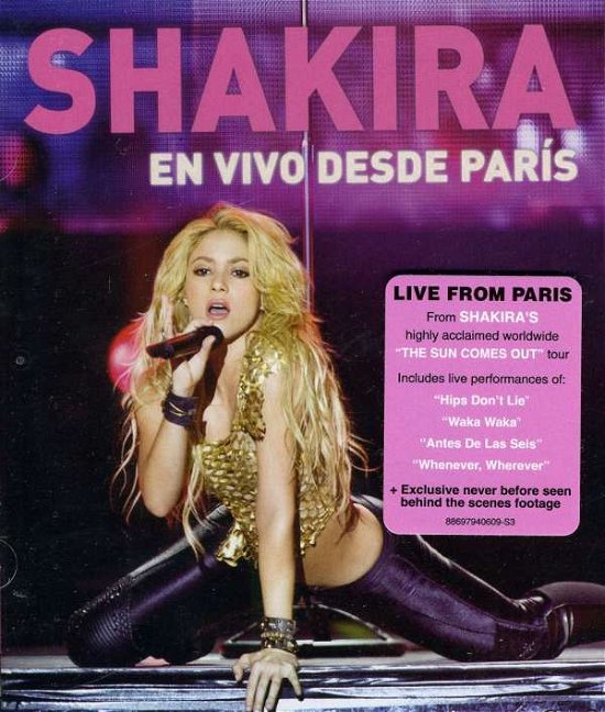 En Vivo Desde Paris - Shakira - Elokuva -  - 0886979406094 - tiistai 6. joulukuuta 2011