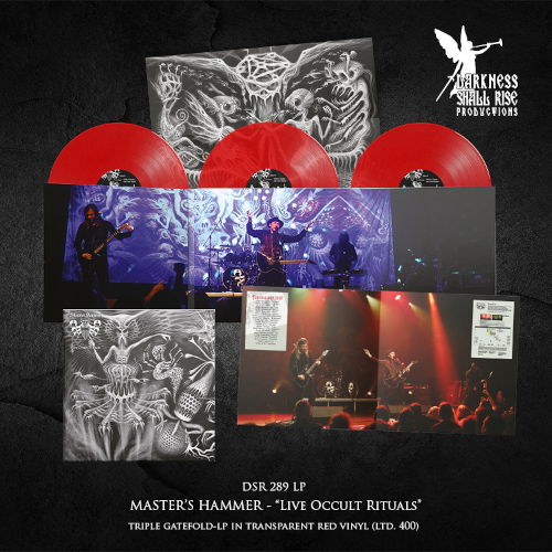 Cover for Master's Hammer · Live Occult Rituals (Transparent Red Vinyl 3lp) (LP) (2024)