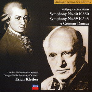 Cover for Erich Kleiber · Mozart: Symphonies Nos.40 &amp; 39 (CD) [Japan Import edition] (2006)