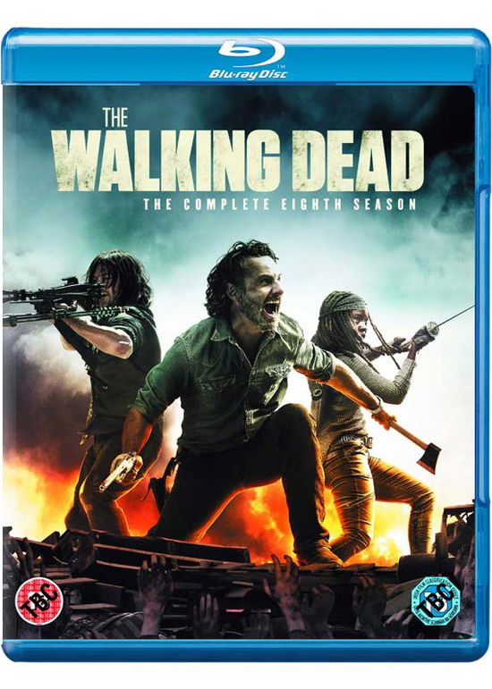 Cover for The Walking Dead  Season 8 Bluray (Blu-ray) (2018)