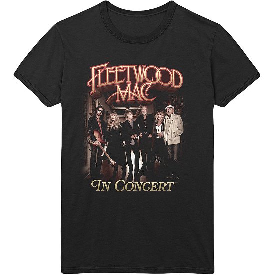 Fleetwood Mac Unisex T-Shirt: In Concert - Fleetwood Mac - Mercancía - PHD - 5056012044094 - 5 de marzo de 2021