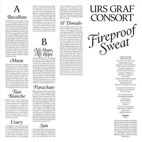 Cover for Urs Graf Consort · Fireproof Sweat (LP) (2025)