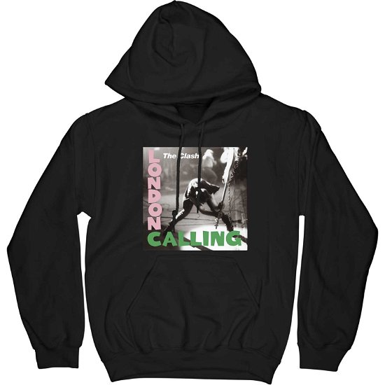 The Clash Unisex Pullover Hoodie: London Calling - Clash - The - Fanituote -  - 5056561054094 - 