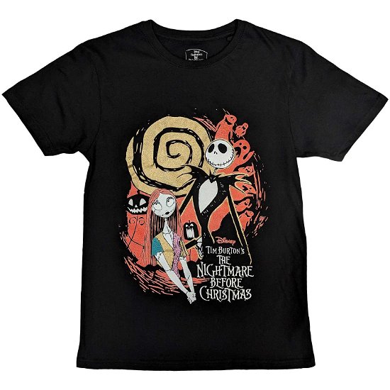 The Nightmare Before Christmas Unisex T-Shirt: Ghosts (Embellished) - Nightmare Before Christmas - The - Merchandise -  - 5056561096094 - 