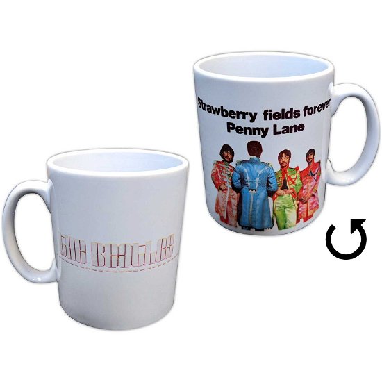 The Beatles Unboxed Mug: Strawberry Fields / Penny Lane Pepper Band - The Beatles - Merchandise -  - 5056737217094 - 