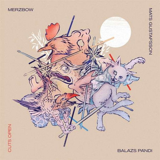 Cover for Merzbow / Mats Gustafsson / Balazs Pandi · Cuts Open (LP) [Limited edition] (2020)