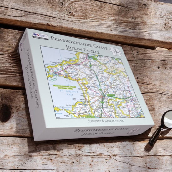 Cover for OS Map 500 Piece Premium Jigsaw Puzzle - Pembrokeshire Coast National Park (Brinquedos) (2025)