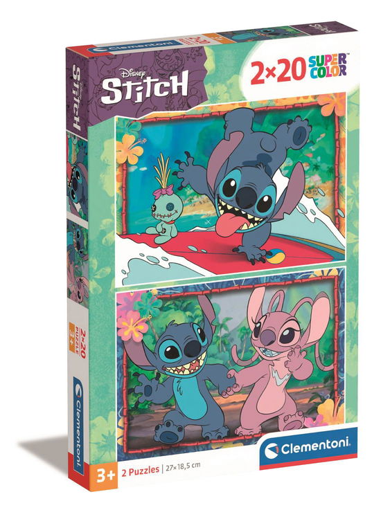 Cover for Puslespil Disney Stitch, 2x20 brikker (Jigsaw Puzzle) (2023)