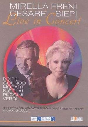 Cover for Mirella Freni Cesare Siepi · Live in Concert (DVD) (2019)