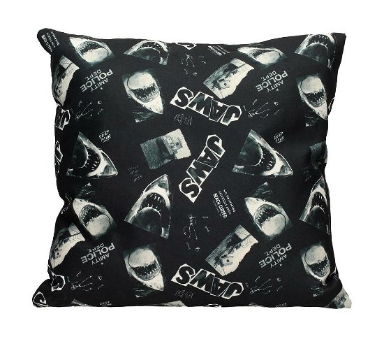 Cover for Jaws · Jaws Collage Square Cushion (Toys)