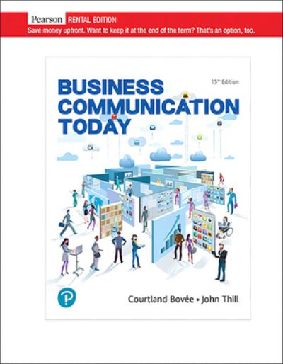 Cover for Courtland Bovee · Business Communication Today (Book) (2020)