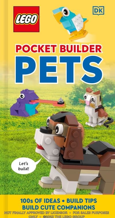 Cover for Dk · LEGO Pocket Builder Pets: Build Cute Companions - LEGO Pocket Builder (Paperback Book) (2024)