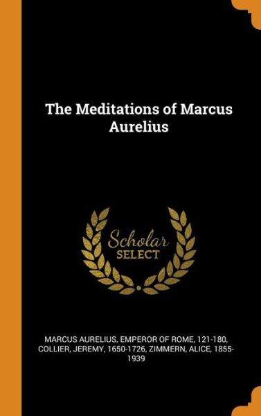 Cover for Jeremy Collier · The Meditations of Marcus Aurelius (Hardcover Book) (2018)