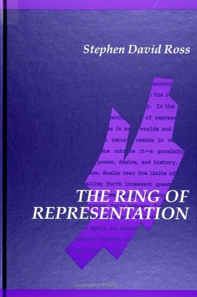 Cover for Stephen David Ross · The ring of representation (Book) (1992)