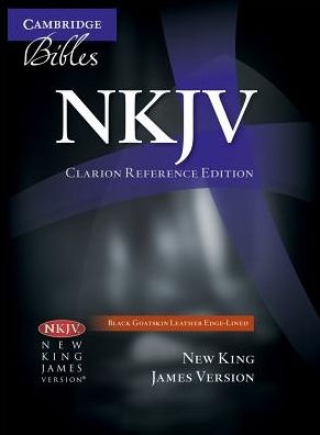 Cover for Cambridge University Press · NKJV Clarion Reference Bible, Black Edge-lined Goatskin Leather, NK486:XE (Leather Book) [Black Moroccan] (2013)