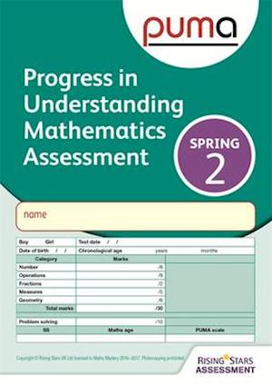 Cover for Colin McCarty · PUMA Test 2, Spring Pk10 (Progress in Understanding Mathemat (Paperback Book) (2015)