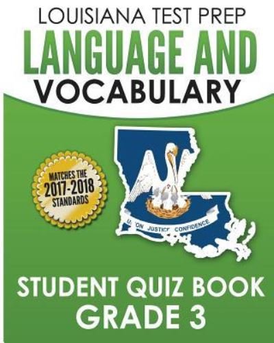 Cover for Test Master Press Louisiana · Louisiana Test Prep Language &amp; Vocabulary Student Quiz Book Grade 3 (Paperback Bog) (2016)