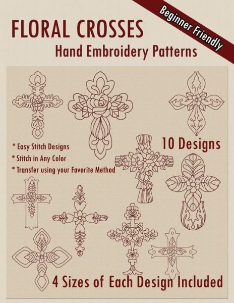 Cover for Stitchx Embroidery · Floral Crosses Hand Embroidery Patterns (Paperback Book) (2016)