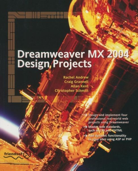 Cover for Allan Kent · Dreamweaver MX 2004 Design Projects (Paperback Book) [Softcover reprint of the original 1st edition] (2004)