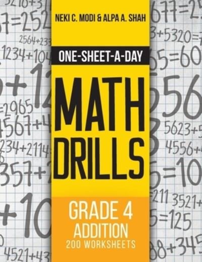 One-Sheet-A-Day Math Drills - Neki C Modi - Bøker - Universal-Publishers.com - 9781627342094 - 16. september 2020