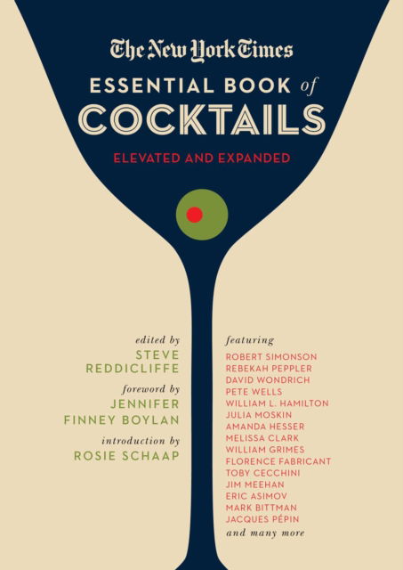 Cover for Steve Reddicliffe · The New York Times Essential Book of Cocktails (Second Edition): Over 400 Classic Drink Recipes With Great Writing from The New York Times (Hardcover Book) [Second edition] (2022)