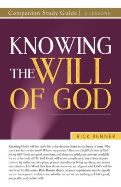 Cover for Rick Renner · Knowing the Will of God Companion Study Guide (Paperback Book) (2020)