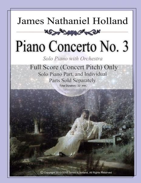 Cover for James Nathaniel Holland · Piano Concerto No. 3 (Paperback Bog) (2018)