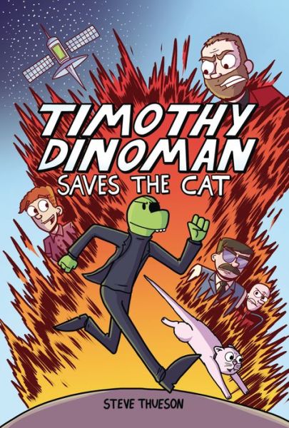 Cover for Steve Thueson · Timothy Dinoman Saves the Cat (Paperback Book) (2022)