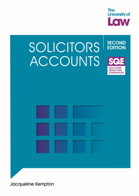 Cover for Jacqueline Kempton · SQE - Solicitors Accounts 2e - SQE 1 (Paperback Book) [2 New edition] (2022)