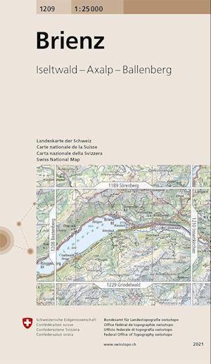 Cover for Switzerland Swisstopo · Brienz 2015 (Map) (2022)