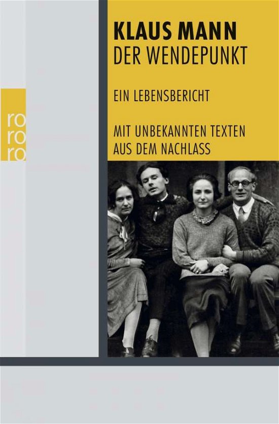 Cover for Klaus Mann · Roro Tb.24409 Mann.wendepunkt (Bok)