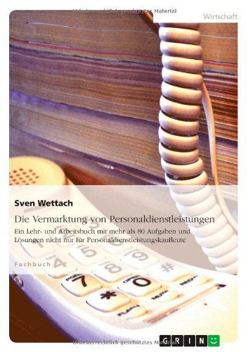 Cover for Wettach · Personaldienstleistungen vermar (Book) [German edition] (2012)