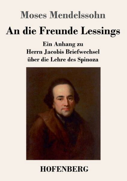 Cover for Mendelssohn · An die Freunde Lessings (Buch) (2019)