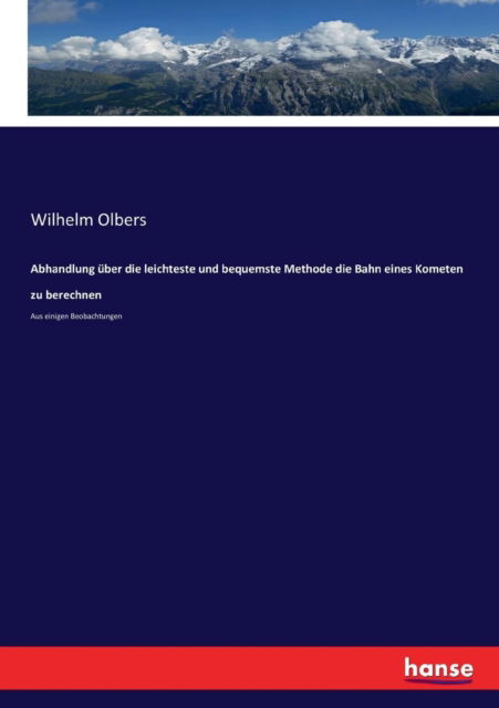 Cover for Olbers · Abhandlung über die leichteste u (Book) (2017)