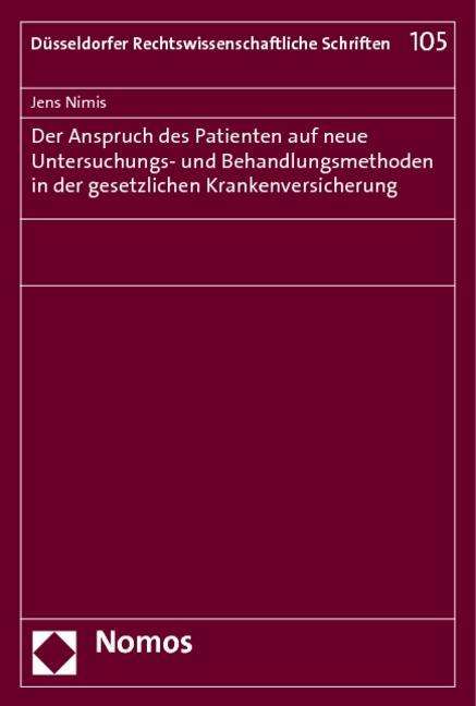 Cover for Nimis · Anspruch des Patienten auf neue (Book)