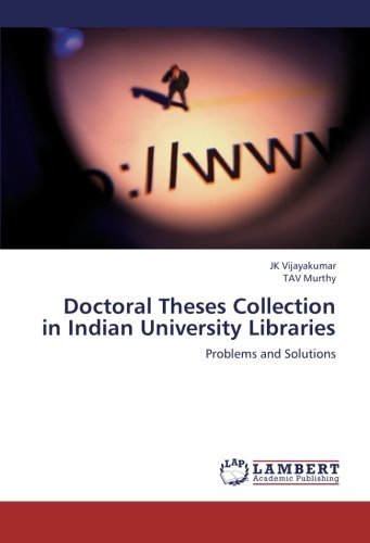 Cover for Tav Murthy · Doctoral Theses Collection in Indian University Libraries: Problems and Solutions (Paperback Book) (2009)
