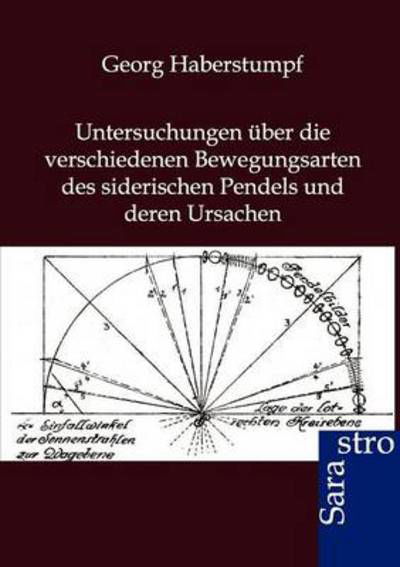 Cover for Georg Haberstumpf · Untersuchungen Über Die Verschiedenen Bewegungsarten Des Siderischen Pendels Und Deren Ursachen (Paperback Book) [German edition] (2012)