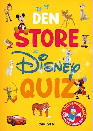 Den store Disney-quiz - Disney - Bøger - CARLSEN - 9788727012094 - June 22, 2023