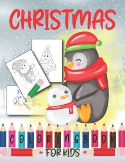 Cover for Aaban's Publication · Christmas Coloring Book for Kids (Paperback Bog) (2020)