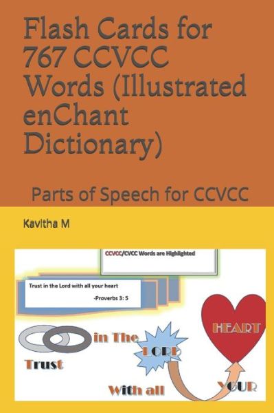 Cover for Kavitha M · Flash Cards for 767 CCVCC Words (Illustrated enChant Dictionary) (Paperback Book) (2020)