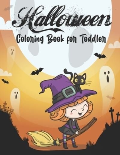 Cover for The Universal Book House · Happy Halloween Coloring Book For Toddler (Paperback Bog) (2020)