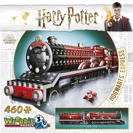 Harry Potter - Hogwarts Express 460 Piece Wrebbit 3D Puzzle - Wrebbit 3D Puzzle  Harry Potter  Hogwarts Express Puzzle - Bøger - ASMODEE - 0665541010095 - 30. juni 2023
