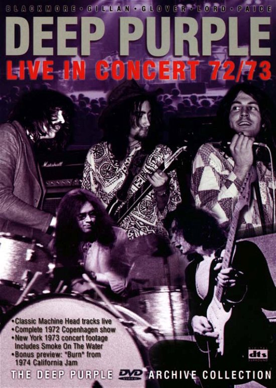 Cover for Deep Purple · Live in Concert 72/73 (DVD) (2008)