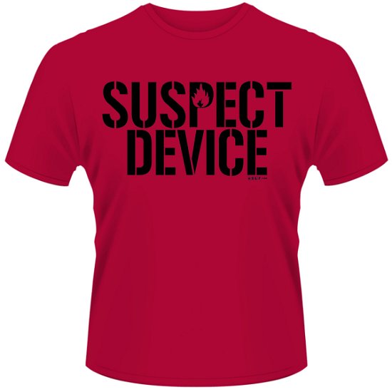 Cover for Stiff Little Fingers · Suspect Device (T-shirt) [size L] [Red edition] (2015)