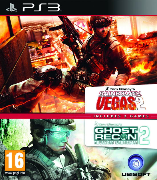 Cover for Ubisoft · Rainbow Six Vegas 2 &amp; Ghost Recon Advanced Warfighter 2 (PS3) (2012)