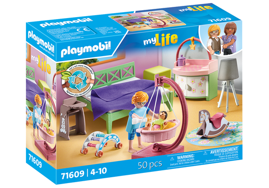 Cover for Playmobil · Sleeping Room With Baby Play Corner (71609) (Toys)