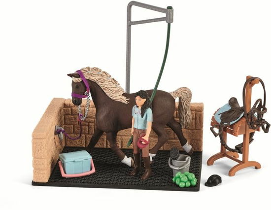 Cover for Schleich · Washing Area With Horse Club Emily &amp; Luna (42438) (Toys) (2021)