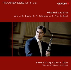 Cover for Bach,c.p.e. / Kammerakademie Potsdam / Rainer · Oboe Concerts by Telemann &amp; Bach (CD) [Movimentos edition] (2011)
